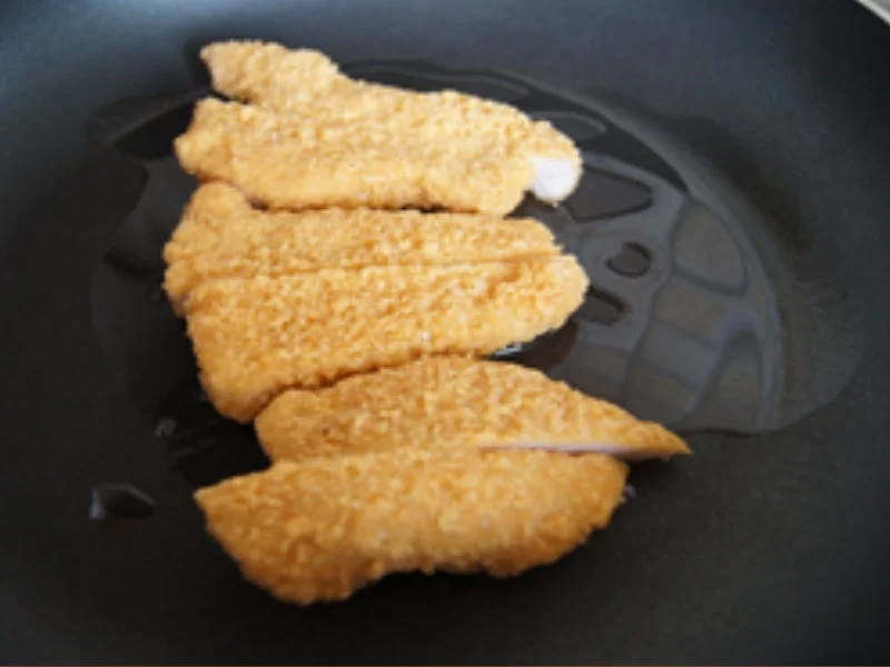 Mini-Knusper-Schnitzel mit Buschbohnen und Kümmel-Drillingen - Rezept - Bild Nr. 14135