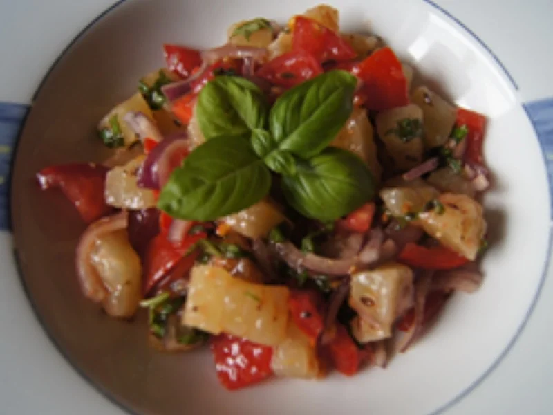 Rezept: Tomatensalat mit Harzer Käse Bild Nr. 14142 Tomatensalat mit Harzer Käse - Rezept - Bild Nr. 14142