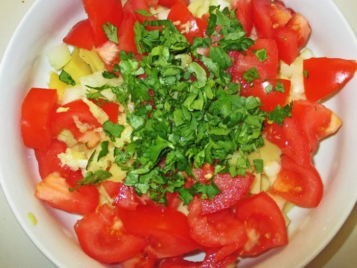 Gegrilltes mit Tomaten-Kartoffelsalat - Rezept - Bild Nr. 7
