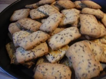 Apfelsinen-Schokoladen-Kekse, Apfelsinen-Schokoladen-Plätzchen - Rezept