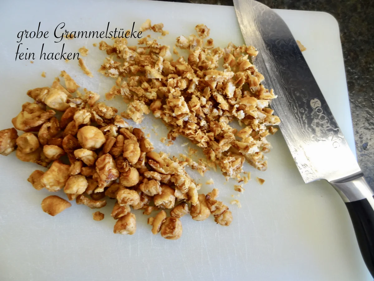 Rezept: Mostviertler "Eierspeis Tatschgerl" mit Knusper Grammeln Bild Nr. 14160 Mostviertler "Eierspeis Tatschgerl" mit Knusper Grammeln - Rezept - Bild Nr. 14160