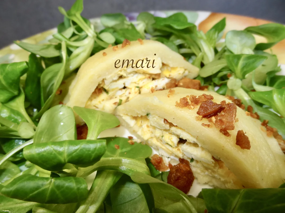 Rezept: Mostviertler "Eierspeis Tatschgerl" mit Knusper Grammeln Bild Nr. 14164 Mostviertler "Eierspeis Tatschgerl" mit Knusper Grammeln - Rezept - Bild Nr. 14164