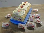 Raffaello-Erdbeer-Biskuitrolle - Rezept - Bild Nr. 14137
