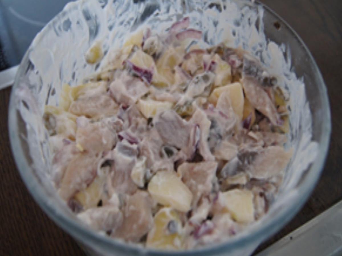 Heringssalat mit griechischen Jogurt und Pellkartoffeln - Rezept - Bild Nr. 14142
