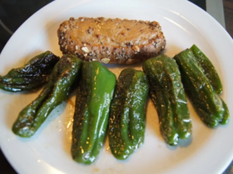 Rezept: Bratpaprika mit Meersalz Bild Nr. 14140 Bratpaprika mit Meersalz - Rezept - Bild Nr. 14140