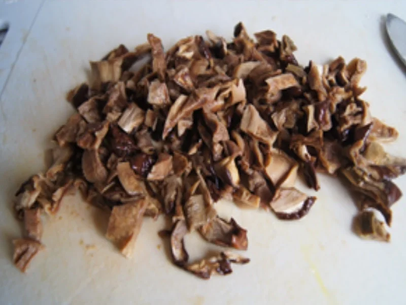 Spaghetti mit getrockneten Steinpilzen als Carbonara - Rezept - Bild Nr. 14138