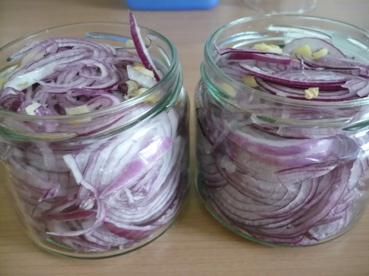 Eingelegte rote Zwiebeln - Rezept - Bild Nr. 14137