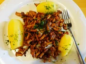 Gebratene Pfifferlinge mit Butterkartoffeln - Rezept - Bild Nr. 14134