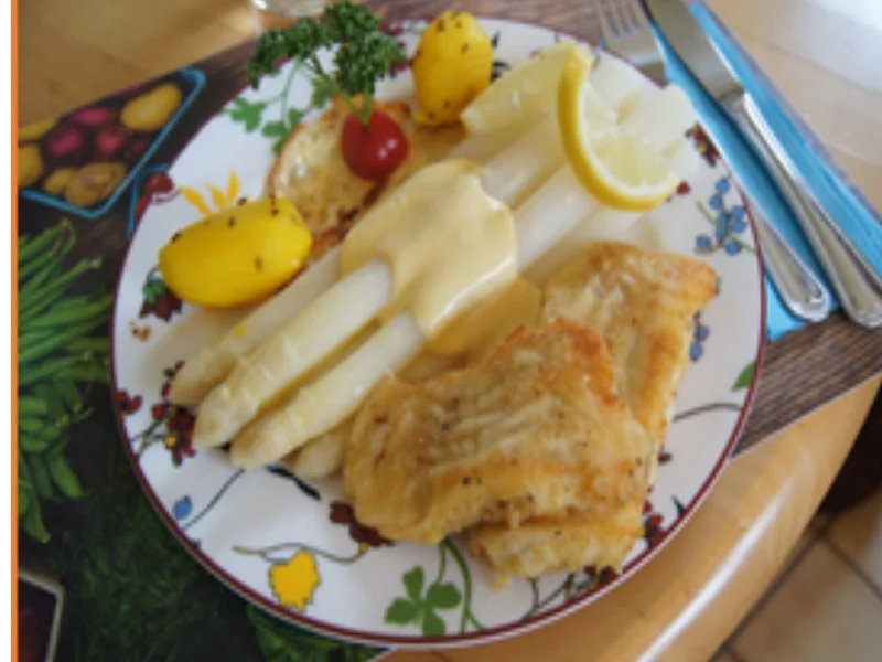 Rezept: Kabeljaufilet mit Spargel und Frühkartoffeln Bild Nr. 14148 Kabeljaufilet mit Spargel und Frühkartoffeln - Rezept - Bild Nr. 14148