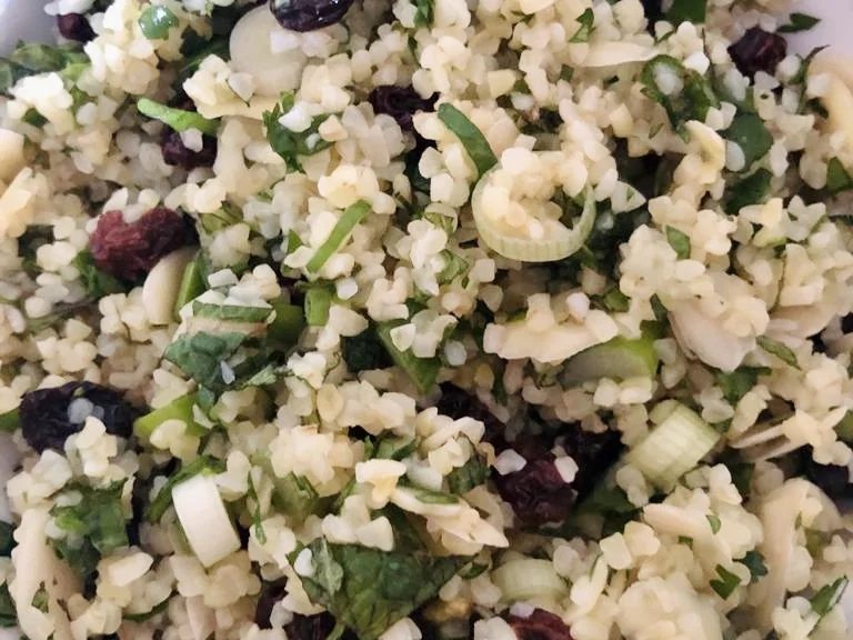 Auberginen mit Chermoula und Bulgur - Rezept - Bild Nr. 14135