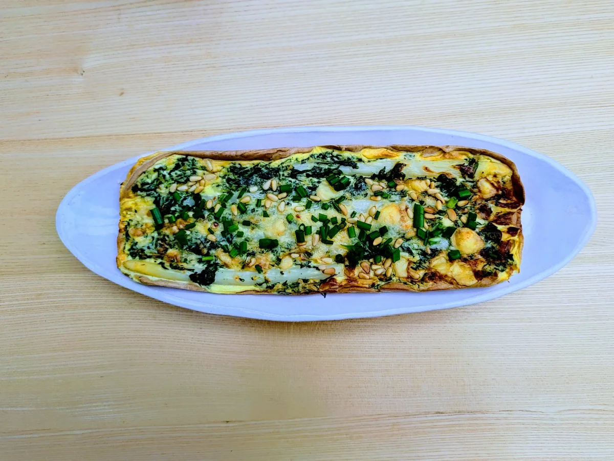 Spargel-Spinattarte - Rezept - Bild Nr. 10
