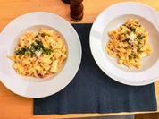 Tagliatelle mit Spargel-Lachs Sauce - Rezept - Bild Nr. 2