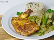 Maishähnchenbrüstchen "superzart" mit Risotto, Butterspargel & Brösel... - Rezept - Bild Nr. 14175