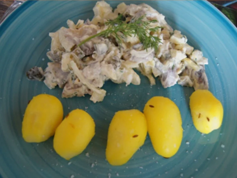 Nordholmer-Matjesfilet-Salat mit Pellkartoffel-Drillingen - Rezept - Bild Nr. 2