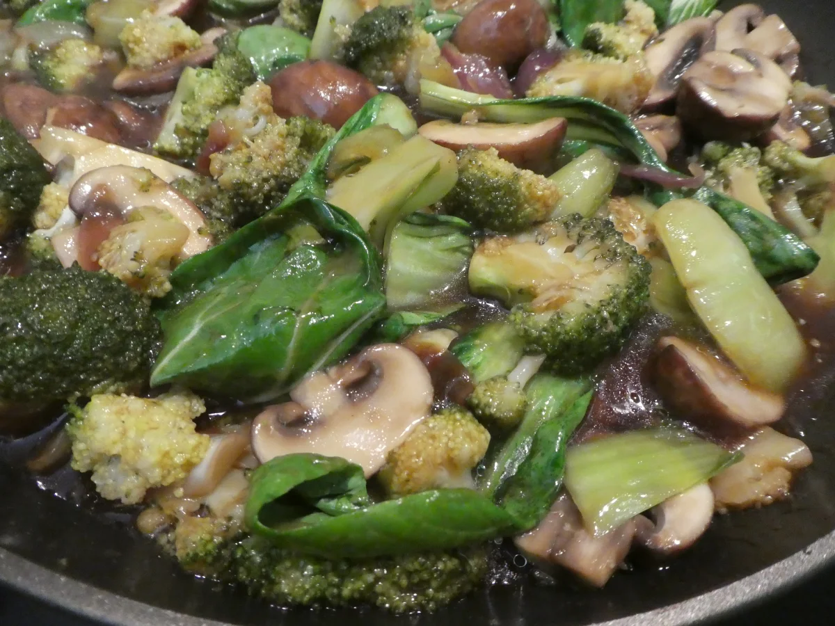 Pfannengemüse-Süßsauer - Rezept - Bild Nr. 14179