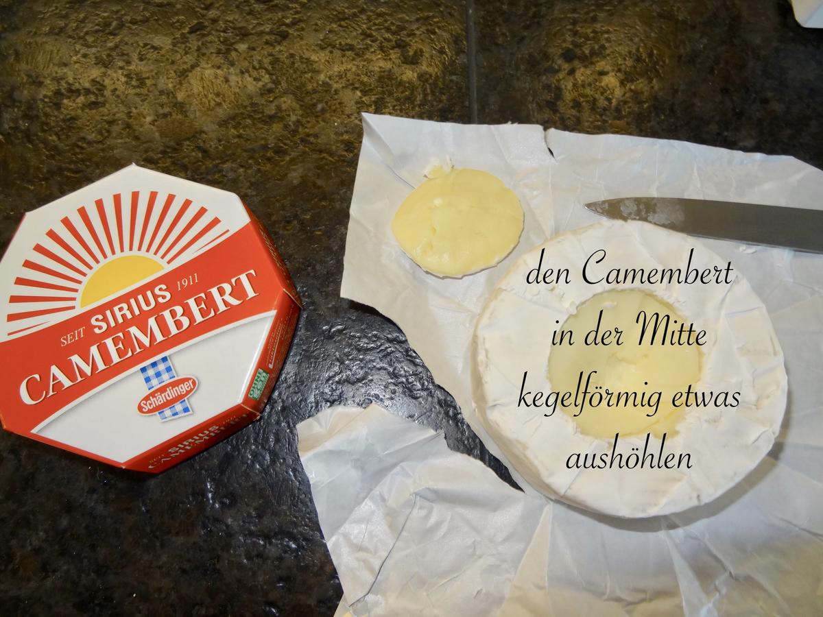gefüllter Camembert im Blätterteigkleid gebacken - kulinarische Weltreise - Rezept - Bild Nr. 14179