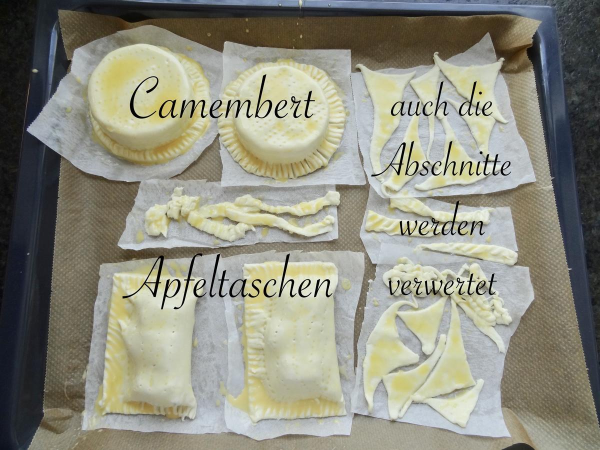 gefüllter Camembert im Blätterteigkleid gebacken - kulinarische Weltreise - Rezept - Bild Nr. 14181