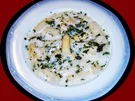 Spargelsuppe mit geflockten Eiern - Rezept - Bild Nr. 14170