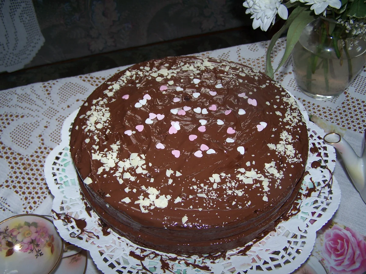 Rezept: Schachbrett Torte erster Versuch Bild Nr. 14176 Schachbrett Torte erster Versuch - Rezept - Bild Nr. 14176