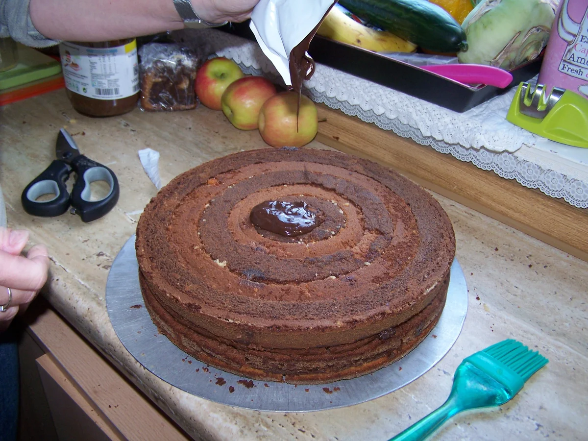 Rezept: Schachbrett Torte erster Versuch Bild Nr. 14193 Schachbrett Torte erster Versuch - Rezept - Bild Nr. 14193