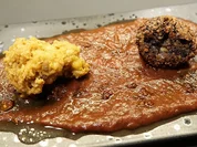 Zweifarbiges Kichererbsen-Duo auf Crunchy Tomatenbett - Rezept - Bild Nr. 14170