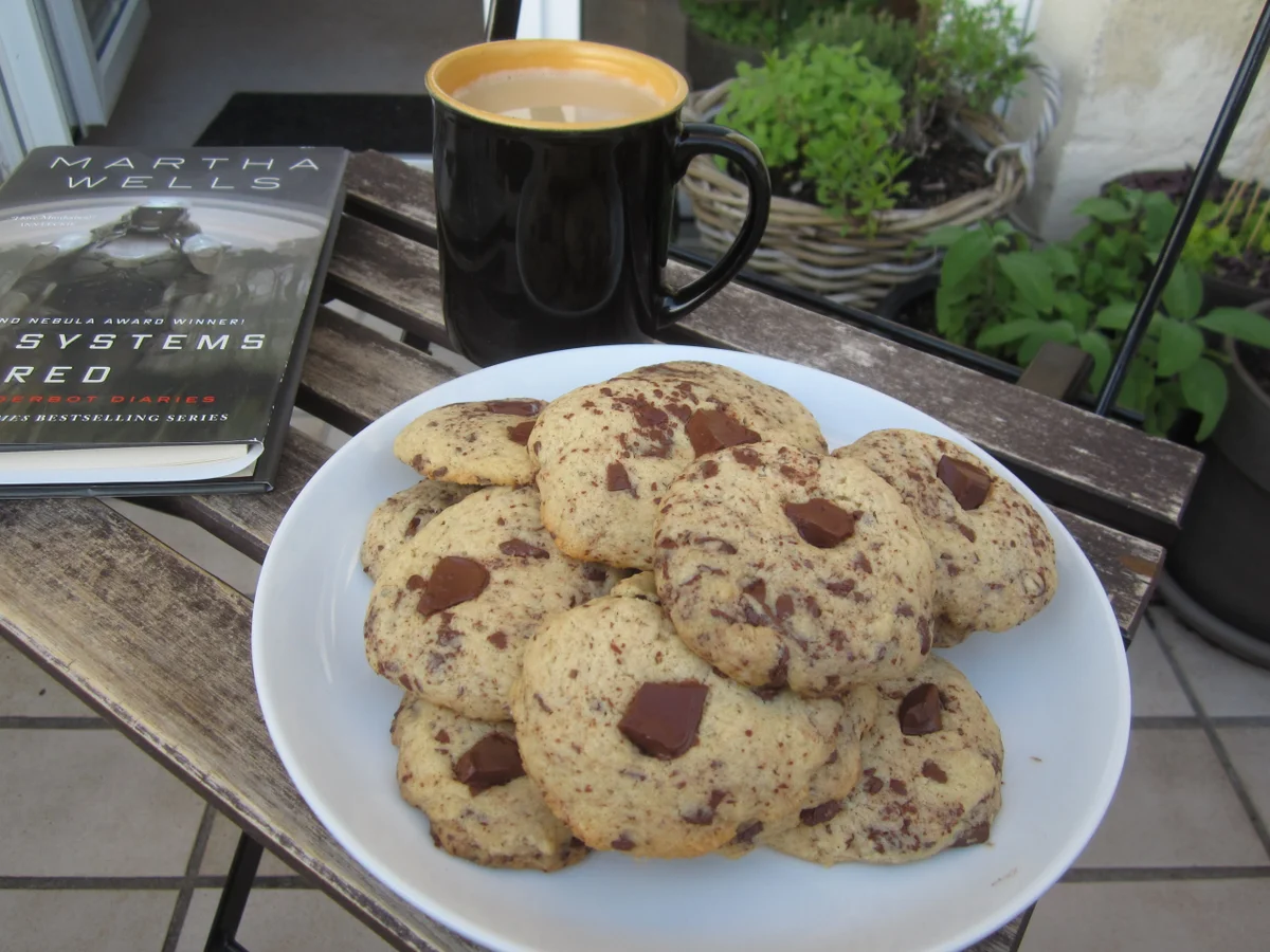 Rezept: Schokocookies mit einem Hauch von Kokos Bild Nr. 14170 Schokocookies mit einem Hauch von Kokos - Rezept - Bild Nr. 14170
