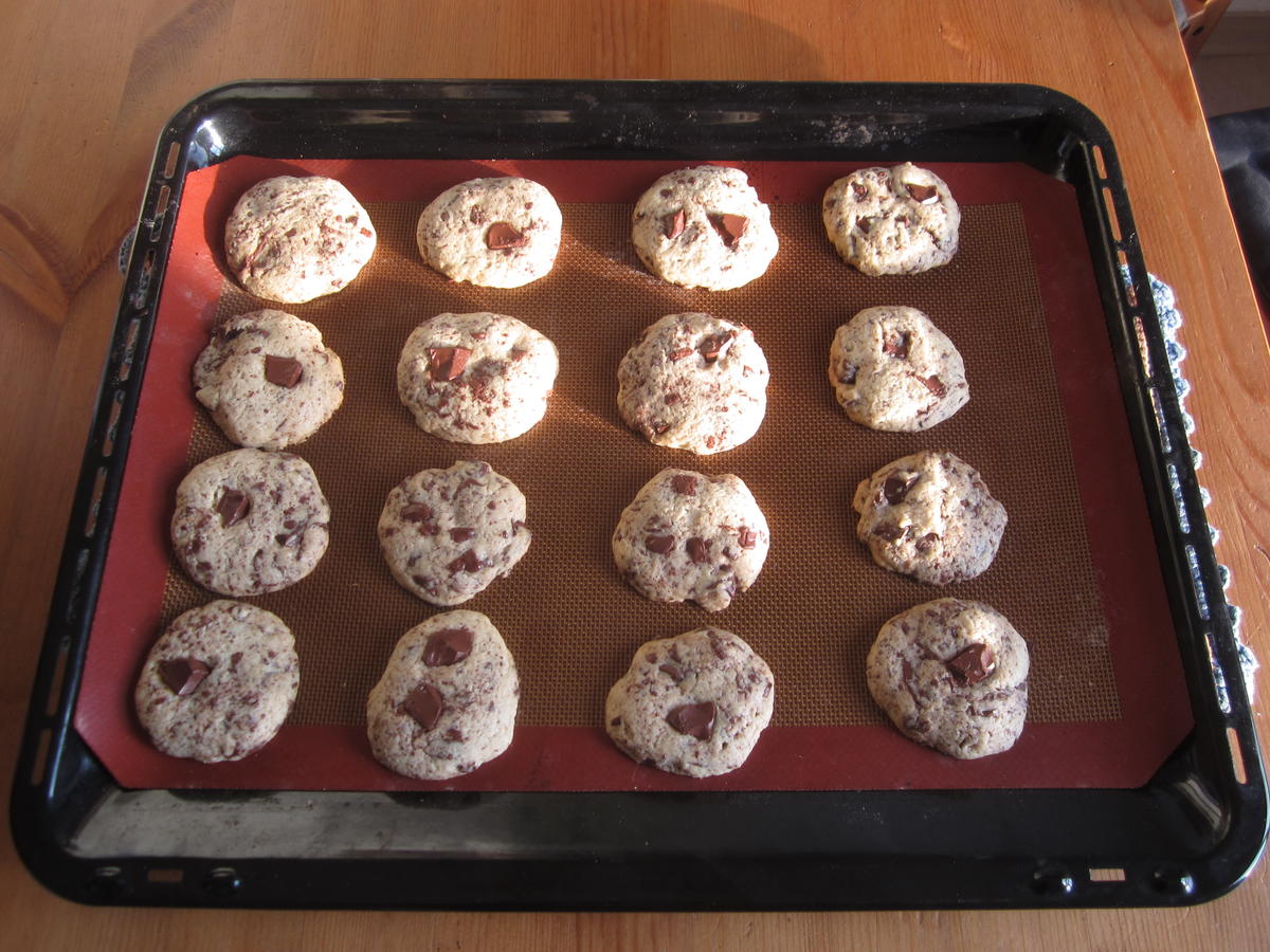 Schokocookies mit einem Hauch von Kokos - Rezept - Bild Nr. 14184