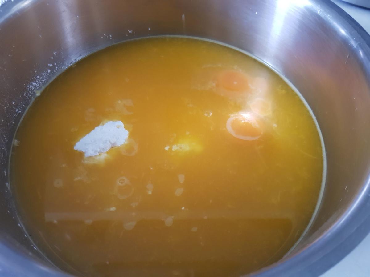 Orangen-Pudding mit Fruchteinlage - Rezept - Bild Nr. 14186