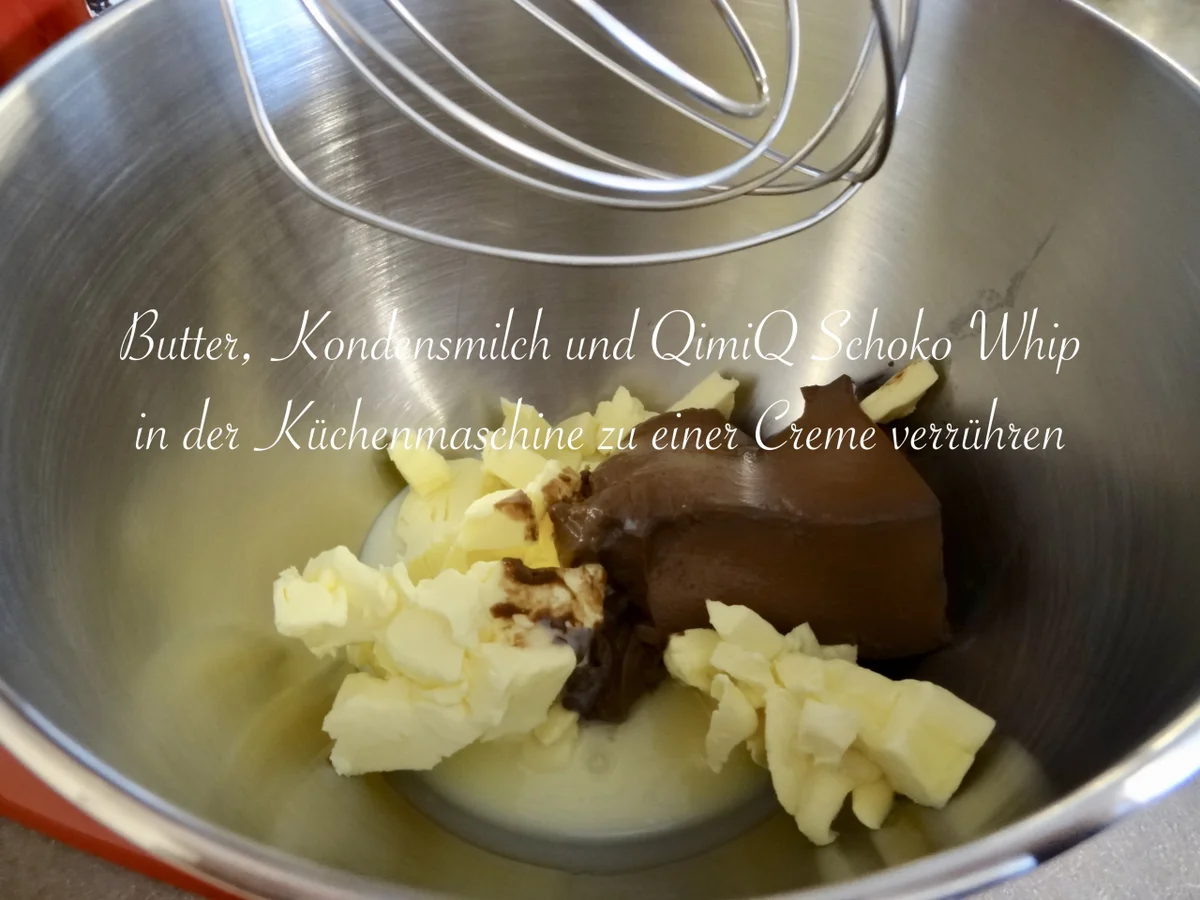 Gefüllte Biskuit Früchte Torte - mit feiner Schokolade Buttercreme - Rezept - Bild Nr. 14197