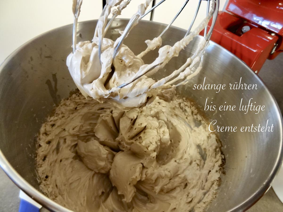 Gefüllte Biskuit Früchte Torte - mit feiner Schokolade Buttercreme - Rezept - Bild Nr. 14199