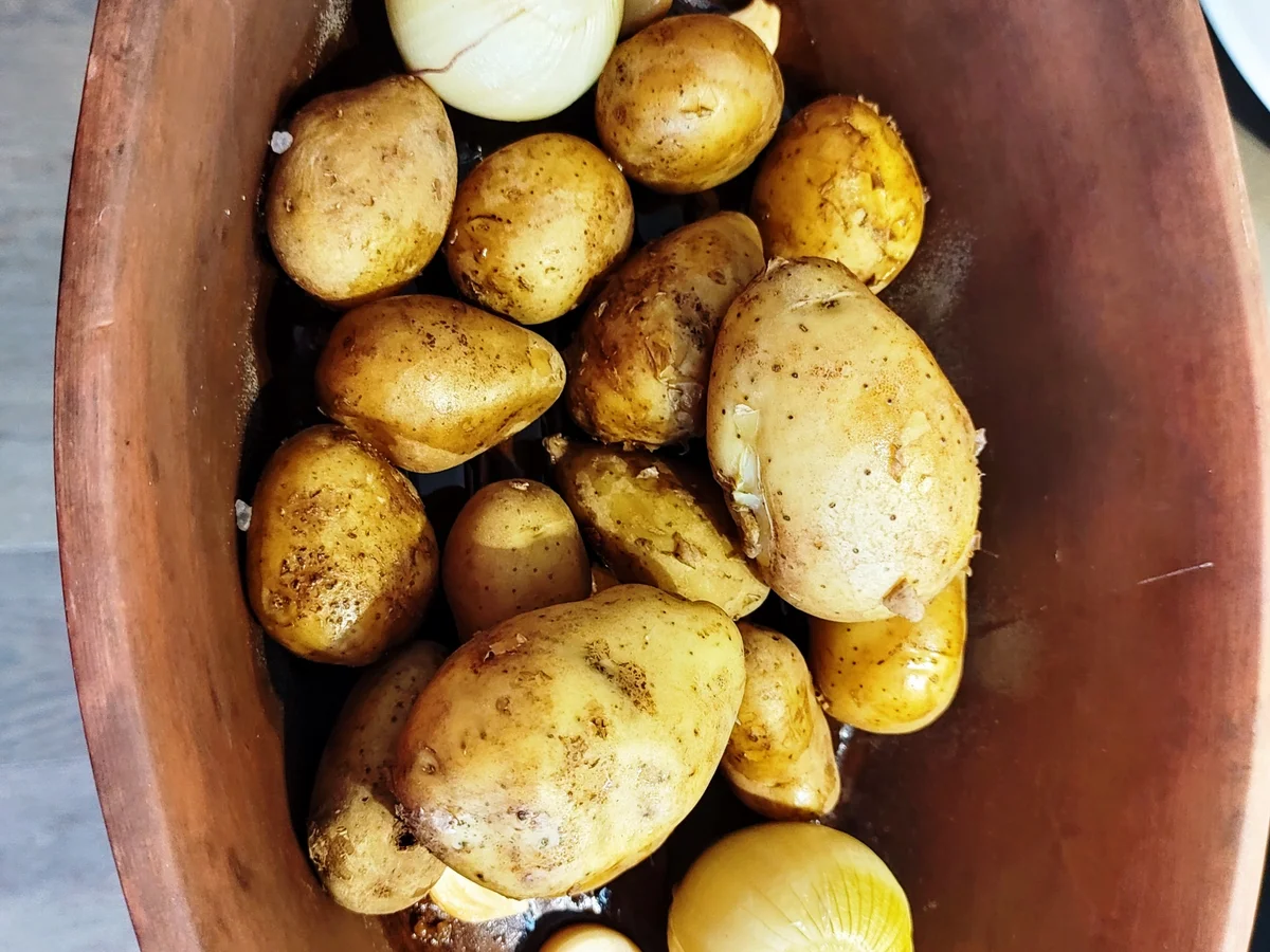 Rezept: Neue Kartoffeln aus dem Römertopf Bild Nr. 14181 Neue Kartoffeln aus dem Römertopf - Rezept - Bild Nr. 14181