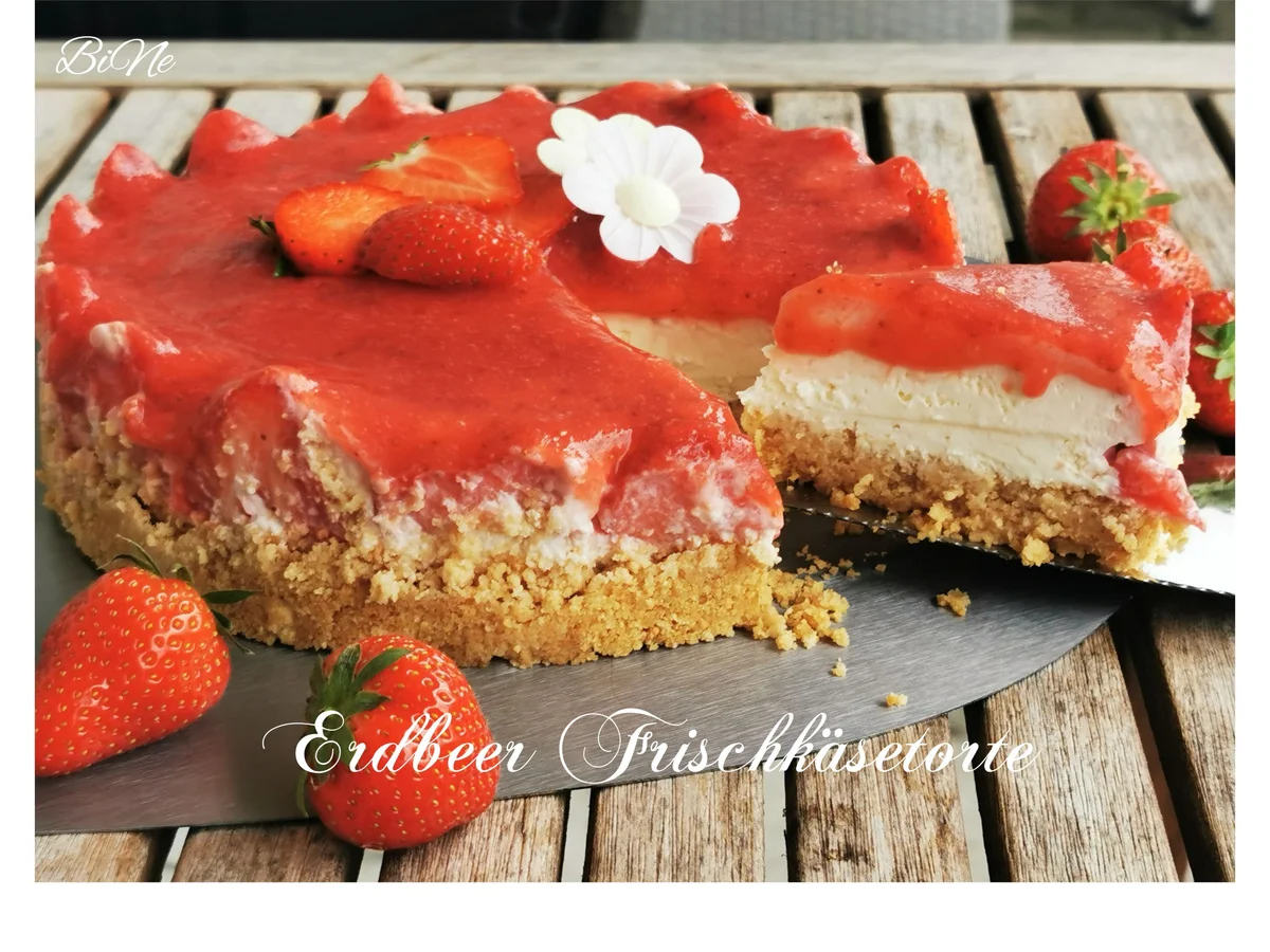 BiNe` S ERDBEER FRISCHKÄSETORTE - Rezept - Bild Nr. 14186