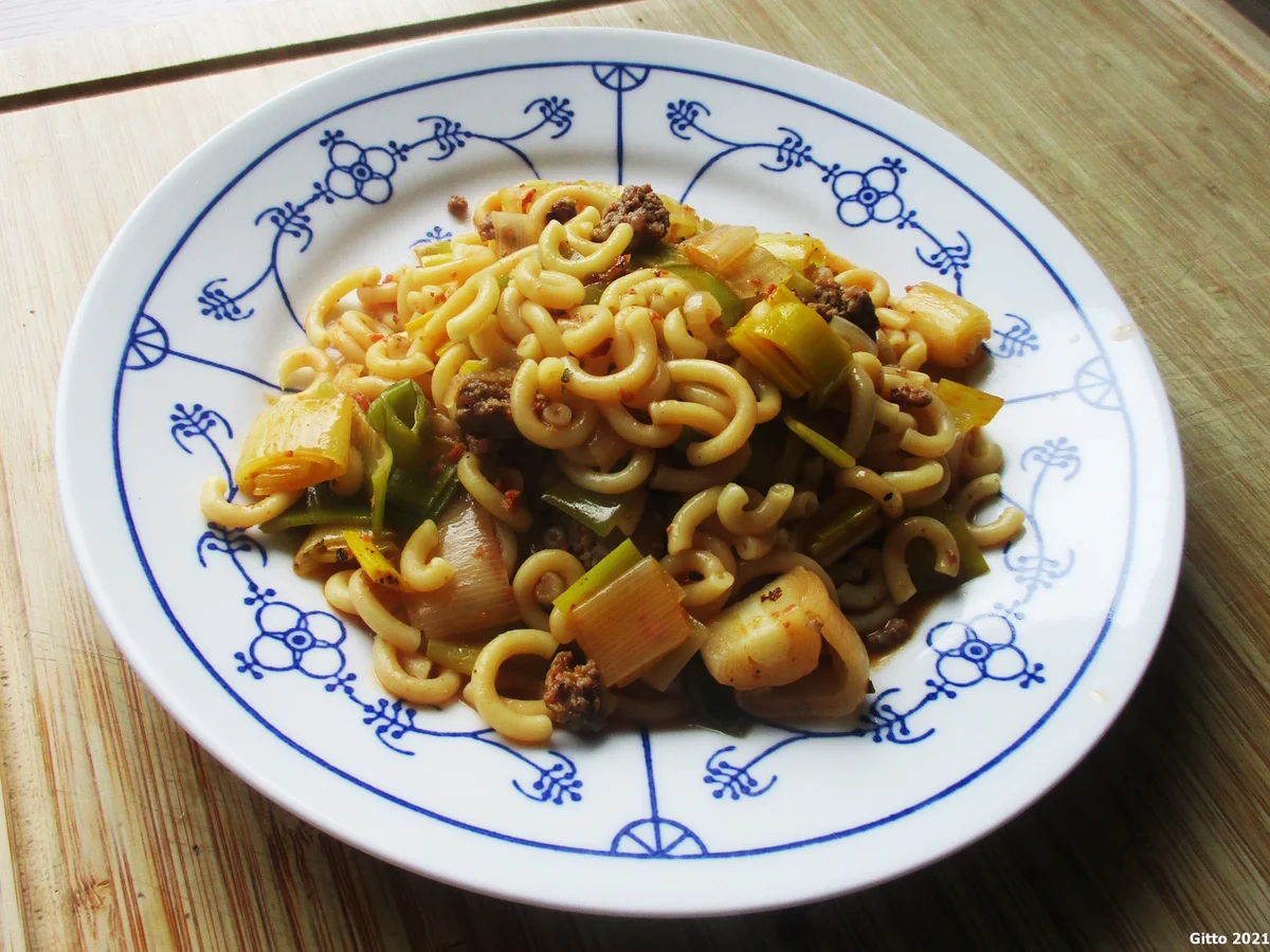 Hack-Lauch-Nudel-Eintopf - Rezept - Bild Nr. 14185