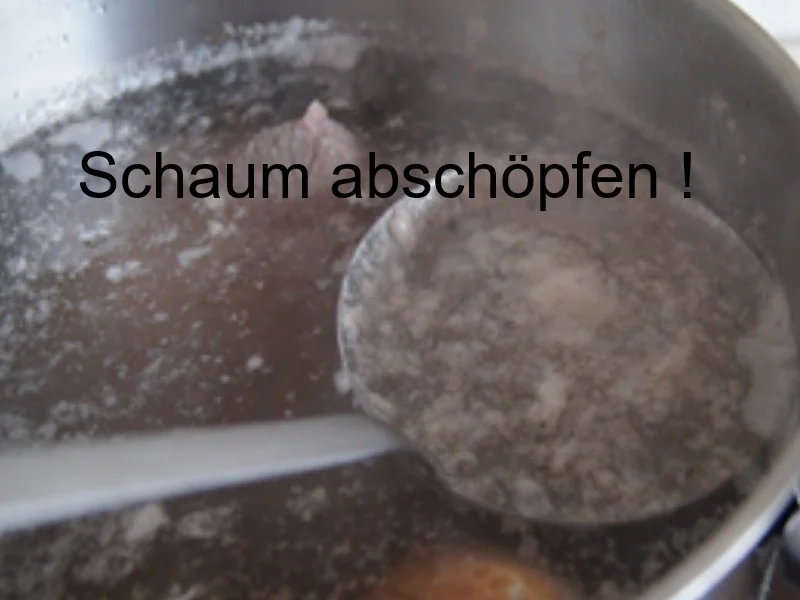 Tafelspitz mit Meerrettichsauce, Spargel und Drillingen - Rezept - Bild Nr. 7