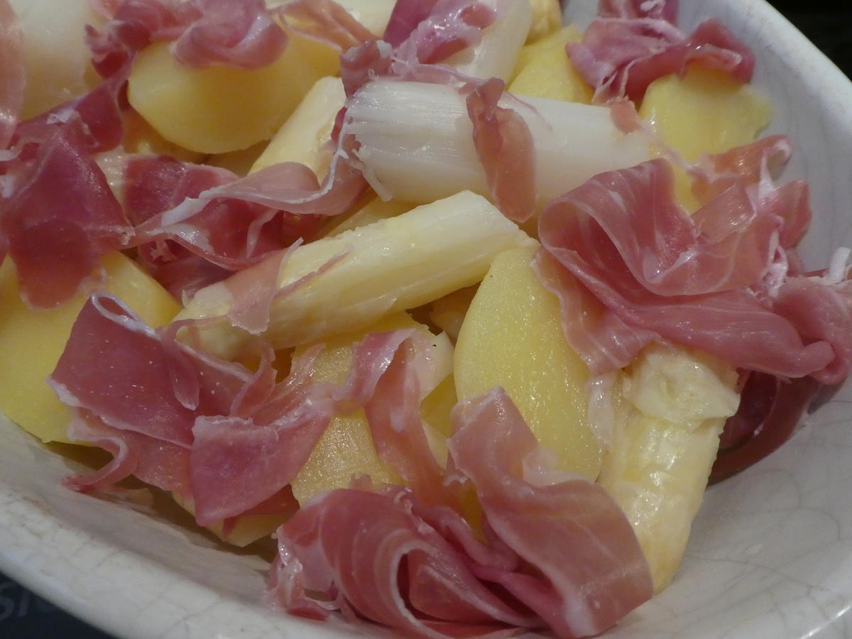 Spargel Kartoffel Schinken -Gratin - einfach - von Sheeva1960