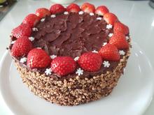 Schokotorte mit Erdbeeren - Rezept - Bild Nr. 14183