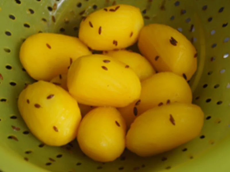 Gekochte Eier mit Currysauce, Zuckerschoten, Erbsen und Drillingen - Rezept - Bild Nr. 14