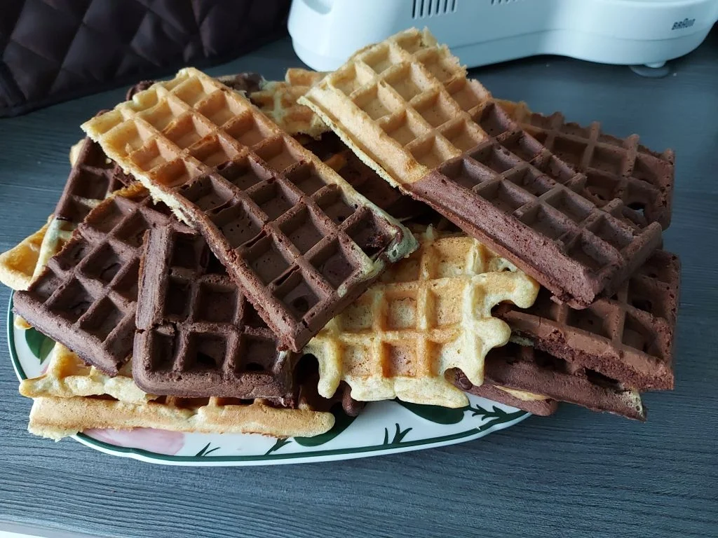 Schwarz - Weiß - Waffeln - Rezept - Bild Nr. 14183