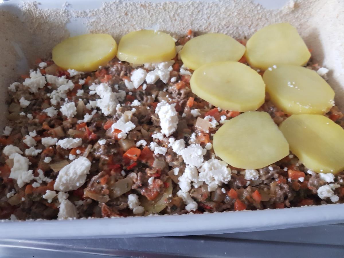 Hack-Gemüse-Kartoffel-G'röst'l aus dem Ofen - Rezept - Bild Nr. 14184