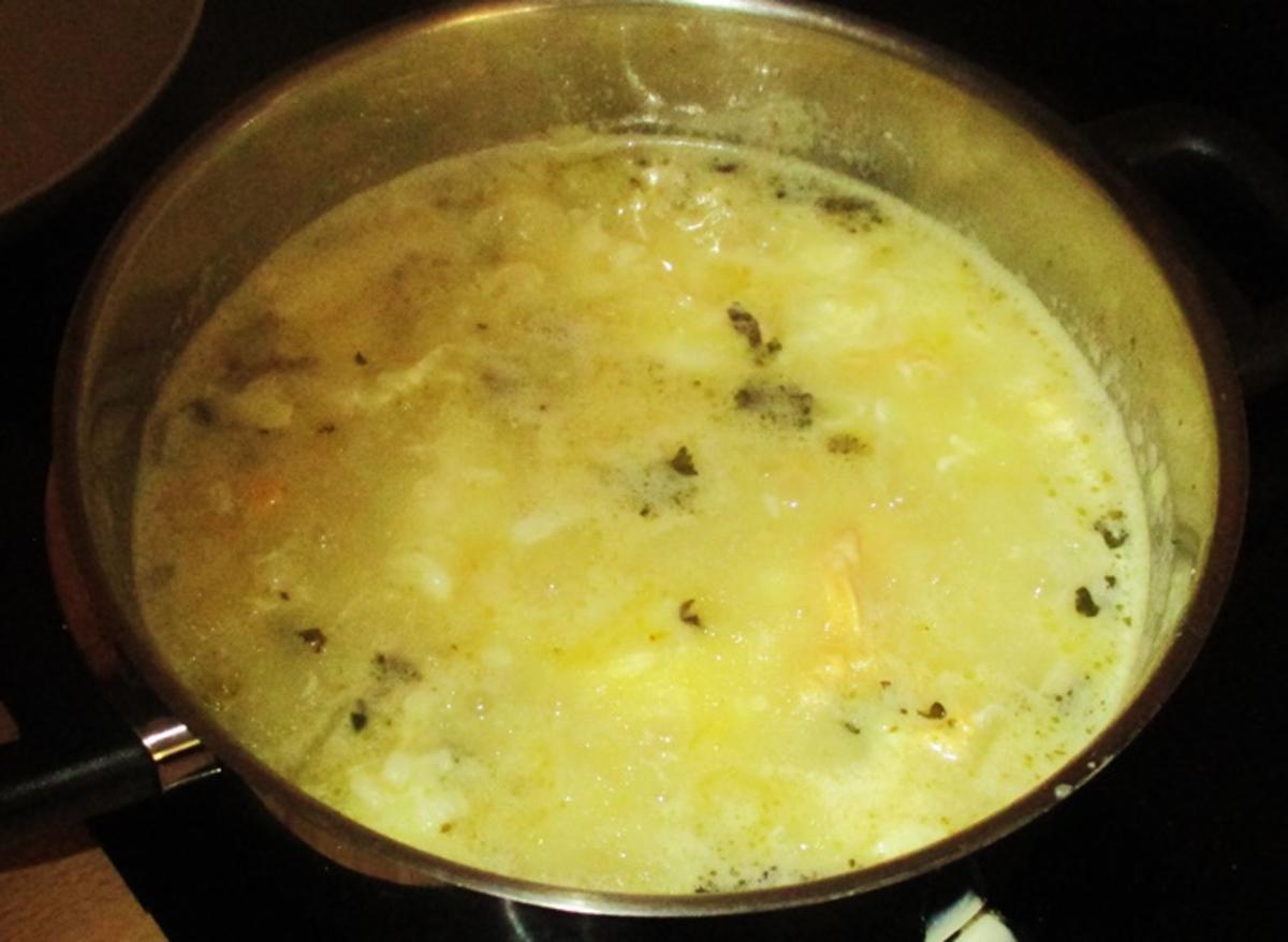 Spargel-Kartoffelsüppchen mit verlorenen Eiern - Resteverwertung - Rezept - Bild Nr. 3