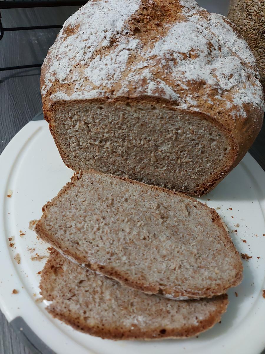 Großes Dinkel - Vollkorn - Brot - Rezept - Bild Nr. 14185