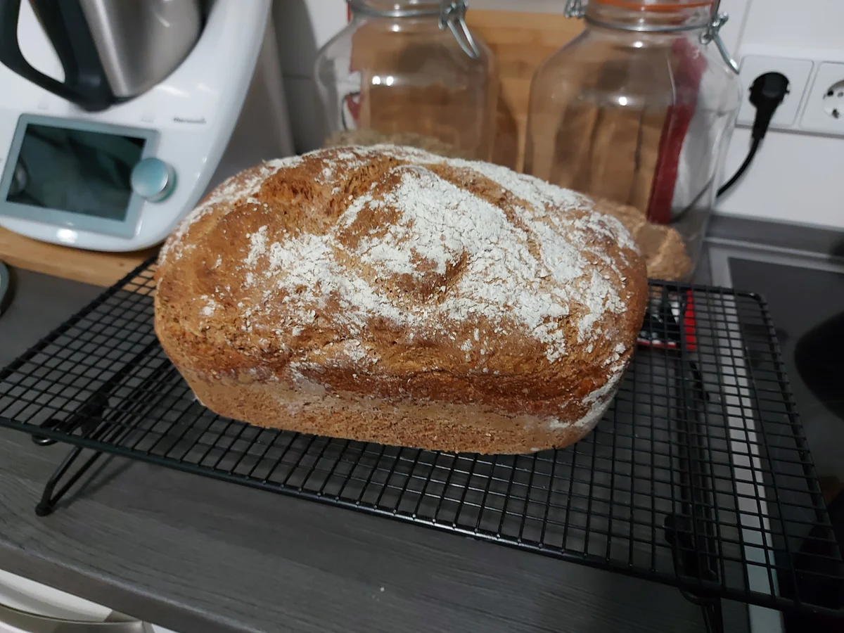 Rezept: Großes Dinkel - Vollkorn - Brot Bild Nr. 14187 Großes Dinkel - Vollkorn - Brot - Rezept - Bild Nr. 14187