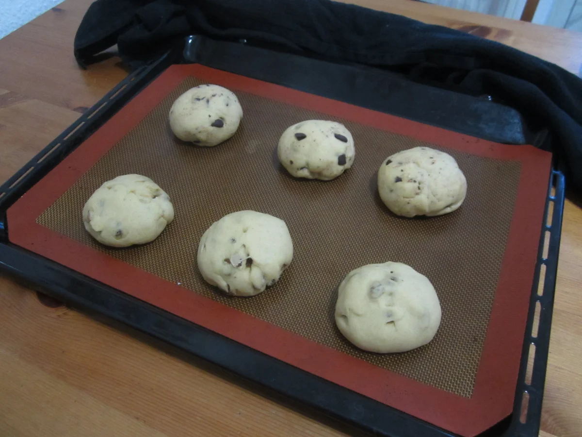 Rezept: Vegane Schoko- und Rosinenbrötchen Bild Nr. 14214 Vegane Schoko- und Rosinenbrötchen - Rezept - Bild Nr. 14214