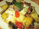 Maischollen auf Kartoffel-Champignon-Bett - Rezept - Bild Nr. 14203