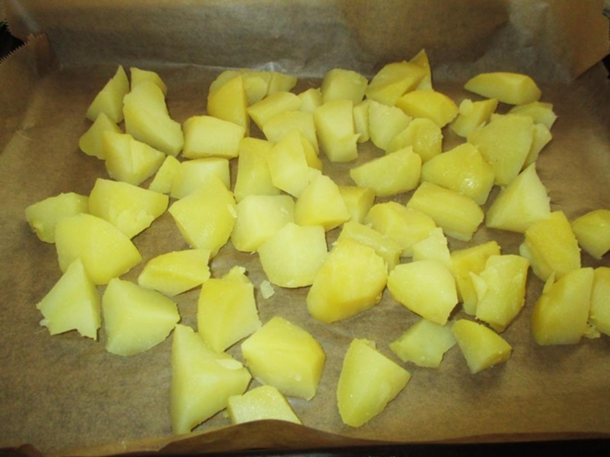 Maischollen auf Kartoffel-Champignon-Bett - Rezept - Bild Nr. 14208