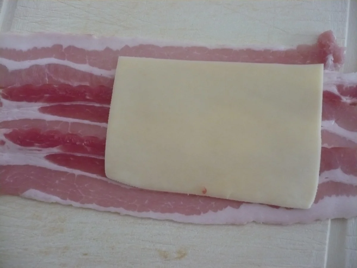 Rezept: Grüner Spargel mit Speck und Käse Bild Nr. 3 Grüner Spargel mit Speck und Käse - Rezept - Bild Nr. 3