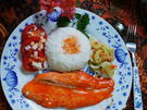 Exotisch-scharfes Doradenfilet in Sriracha-Sauce mit Basmatireis - Rezept - Bild Nr. 14212