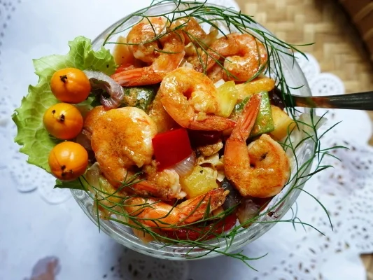 Rezept: Balinesisches Garnelencocktail "Sanur Beach" Bild Nr. 14213 Balinesisches Garnelencocktail "Sanur Beach" - Rezept - Bild Nr. 14213