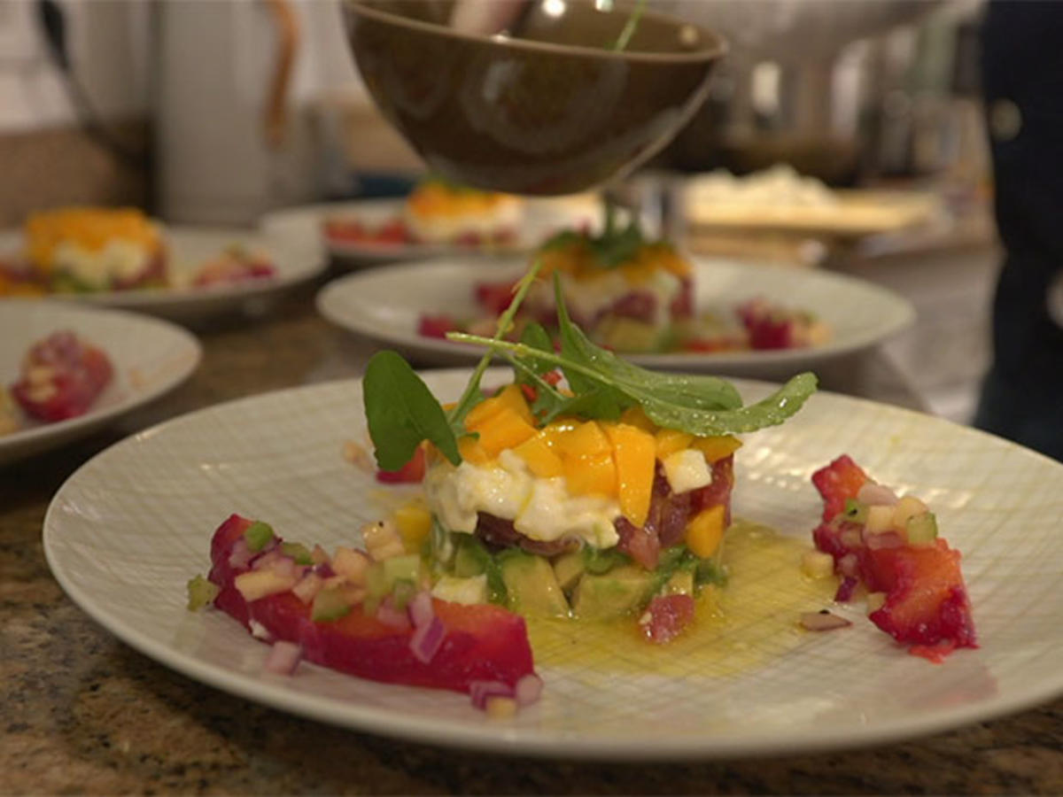Avocado | Mozzarella | Mango | Thunfisch trifft Lachs - Rezept - kochbar.de