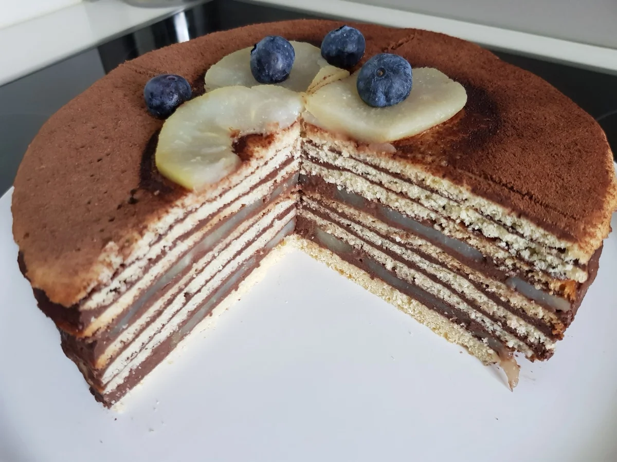 Rezept: Torte "Birne Helene" Bild Nr. 14221 Torte "Birne Helene" - Rezept - Bild Nr. 14221